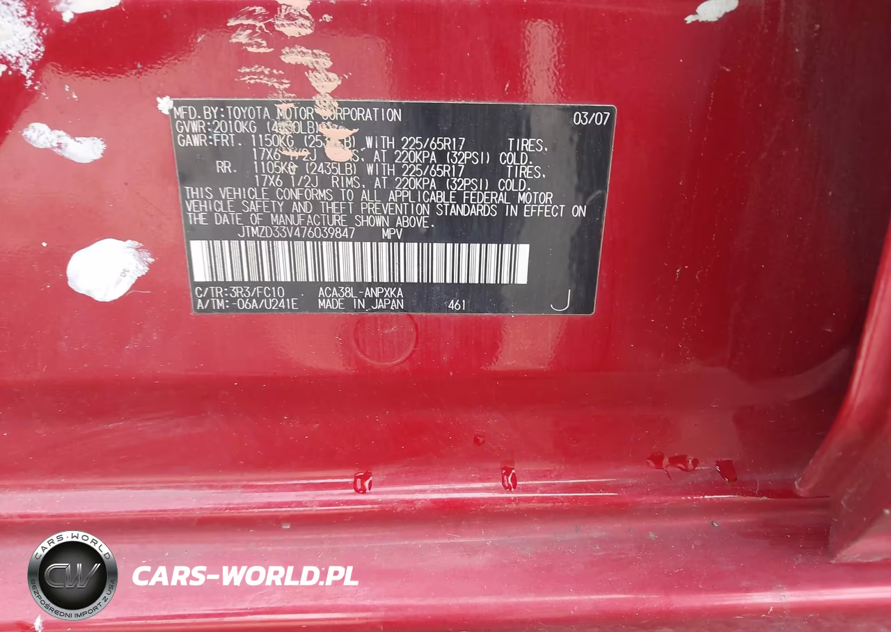 2007 Toyota Rav4 VIN:JTMZD33V476039847 - 9