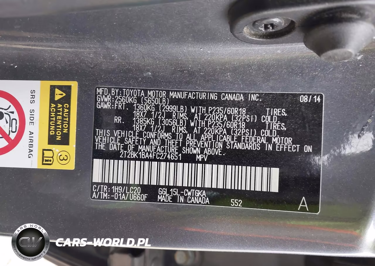 2015 Lexus Rx 350 VIN:2T2BK1BA4FC274651 - 9