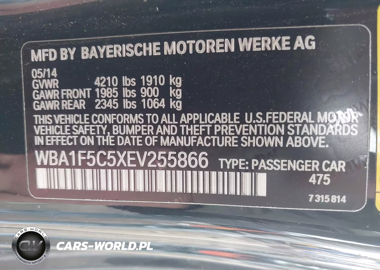 2014 BMW 228I VIN:WBA1F5C5XEV255866 - 9