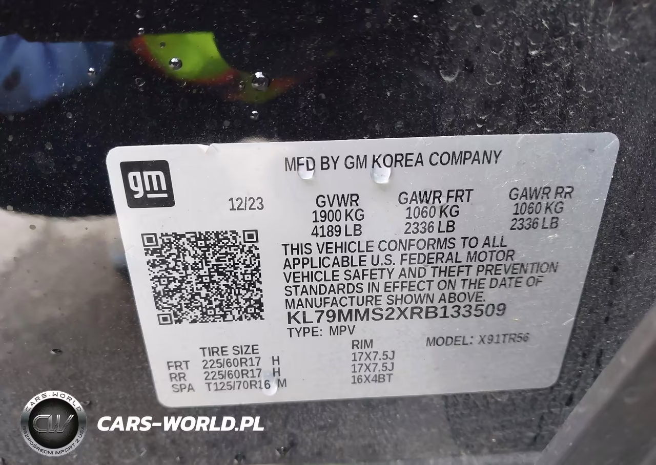 2024 Chevrolet Trailblazer Fwd Ls VIN:KL79MMS2XRB133509 - 9