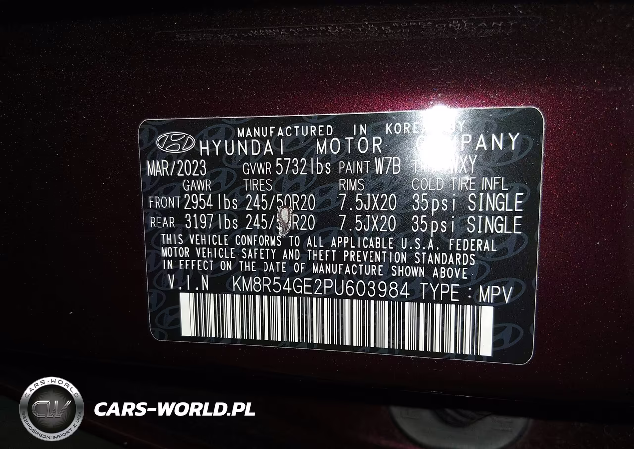2023 Hyundai Palisade Limited VIN:KM8R54GE2PU603984 - 9