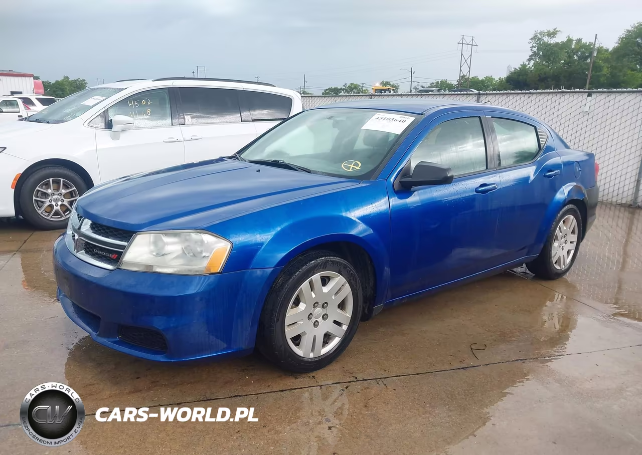 2014 Dodge Avenger Se VIN:1C3CDZAB2EN129832 - 2