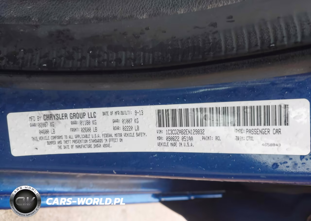 2014 Dodge Avenger Se VIN:1C3CDZAB2EN129832 - 9