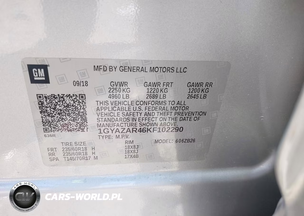 2019 Cadillac Xt4 Luxury VIN:1GYAZAR46KF102290 - 9