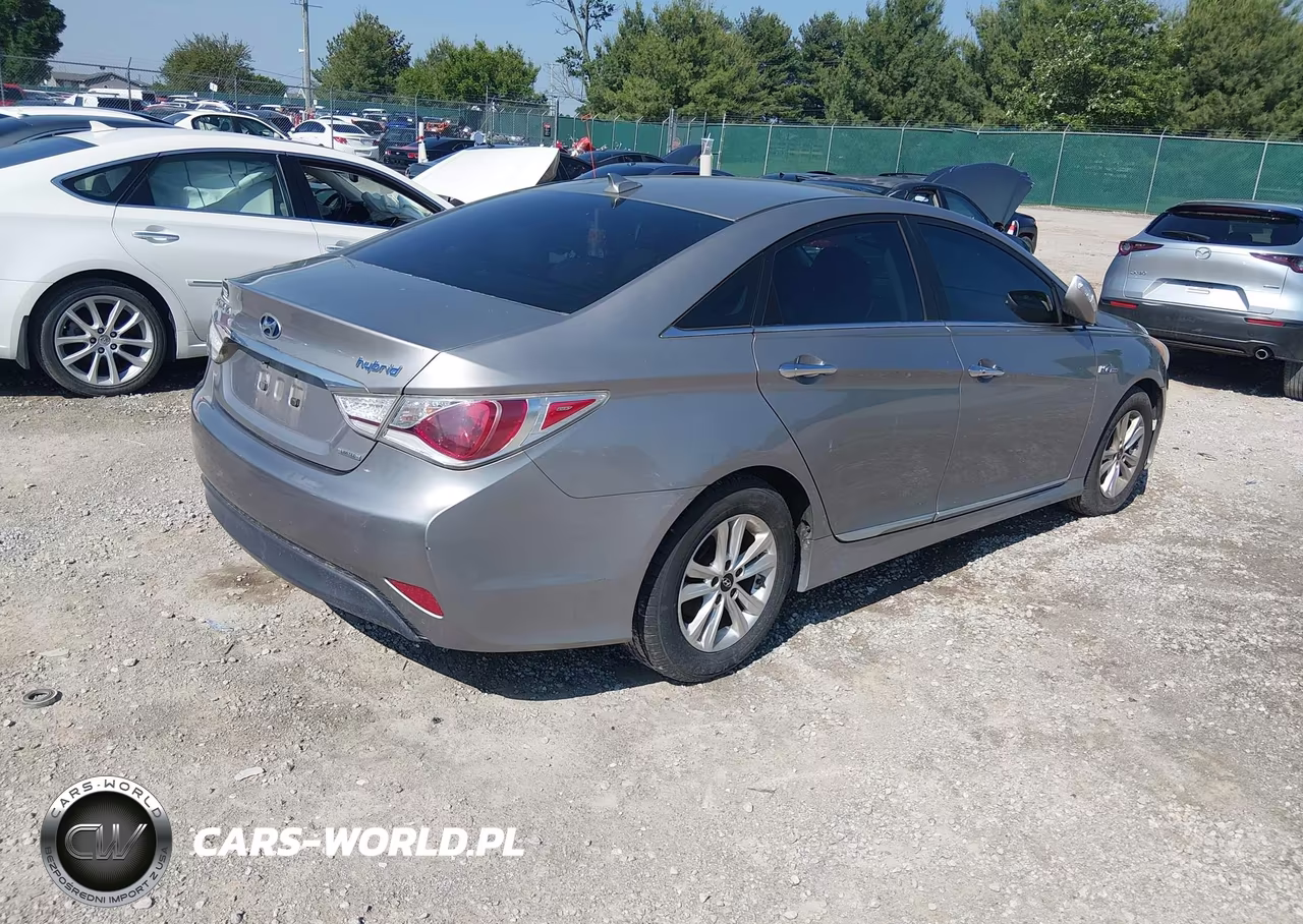 2013 Hyundai Sonata Hybrid Limited VIN:KMHEC4A47DA091625 - 4