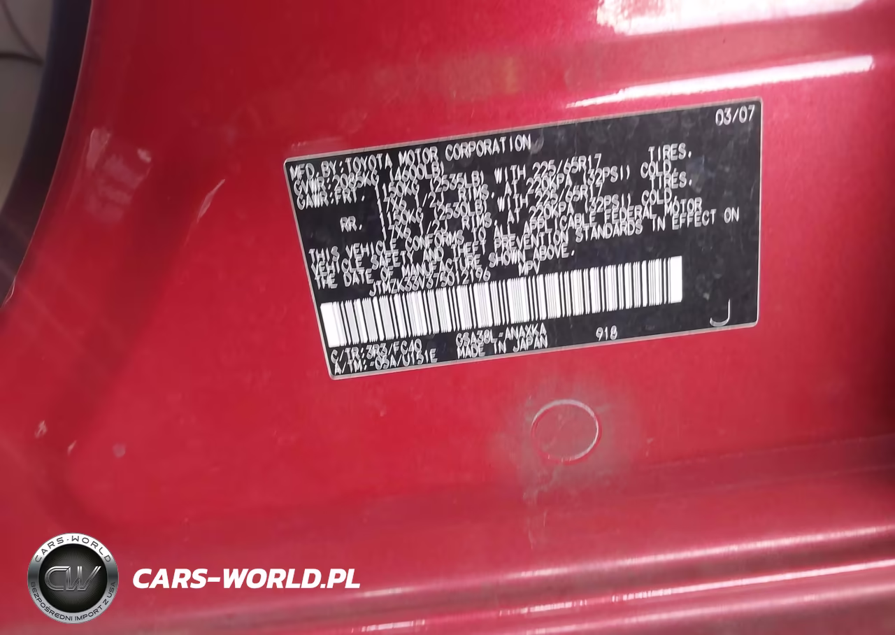2007 Toyota Rav4 Base V6 VIN:JTMZK33V375012196 - 9
