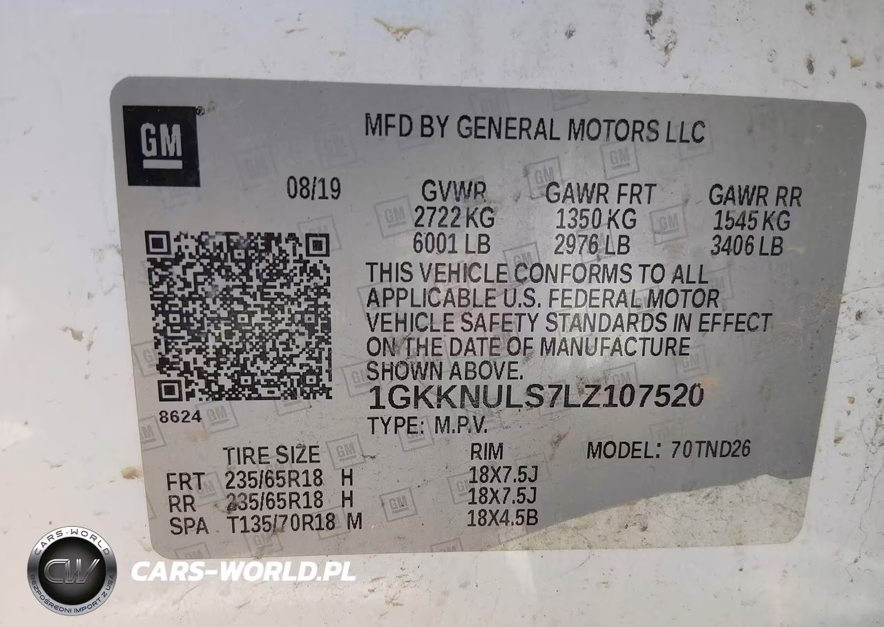 2020 GMC Acadia Awd Slt VIN:1GKKNULS7LZ107520 - 9