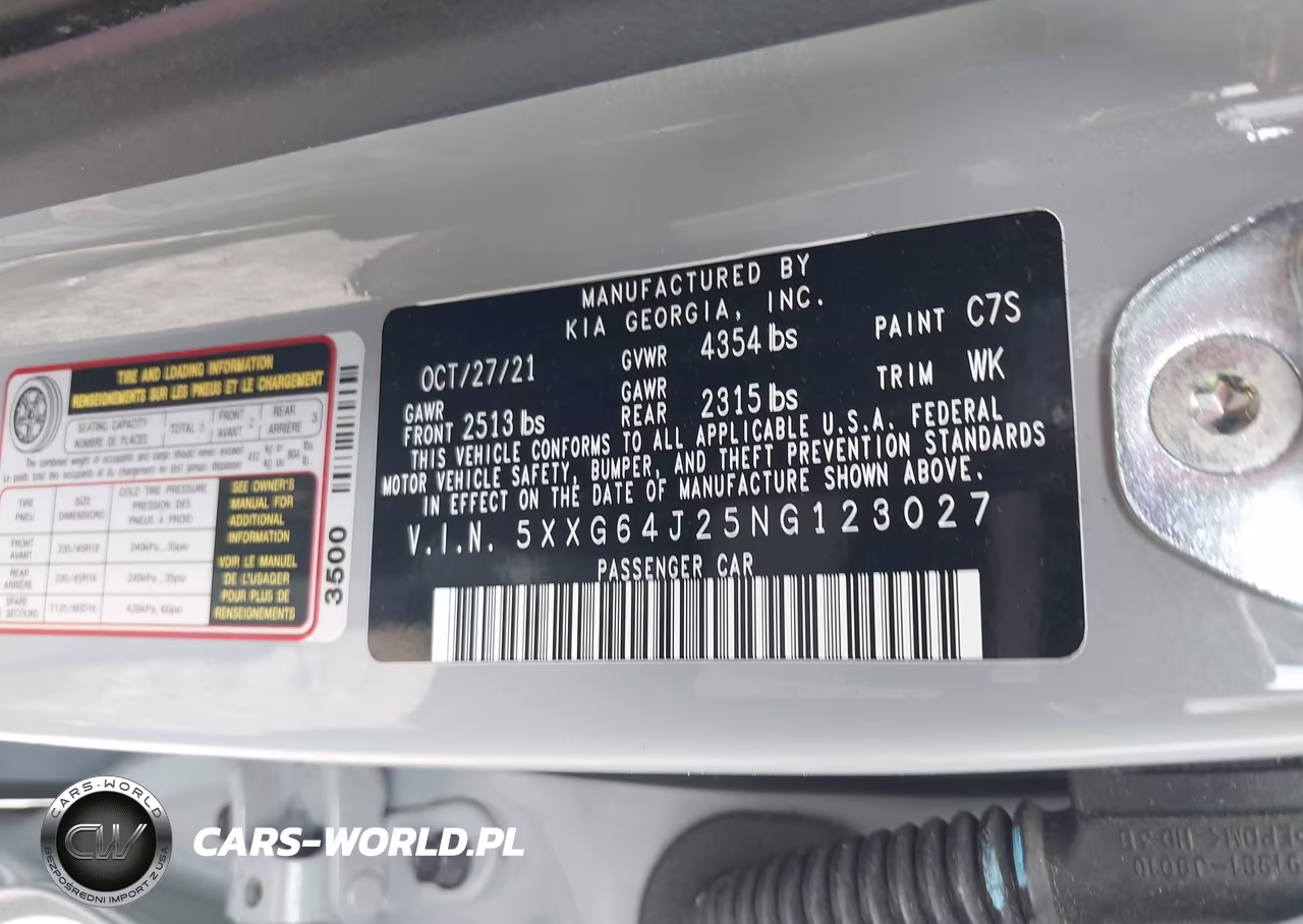2022 Kia K5 Gt-Line VIN:5XXG64J25NG123027 - 9