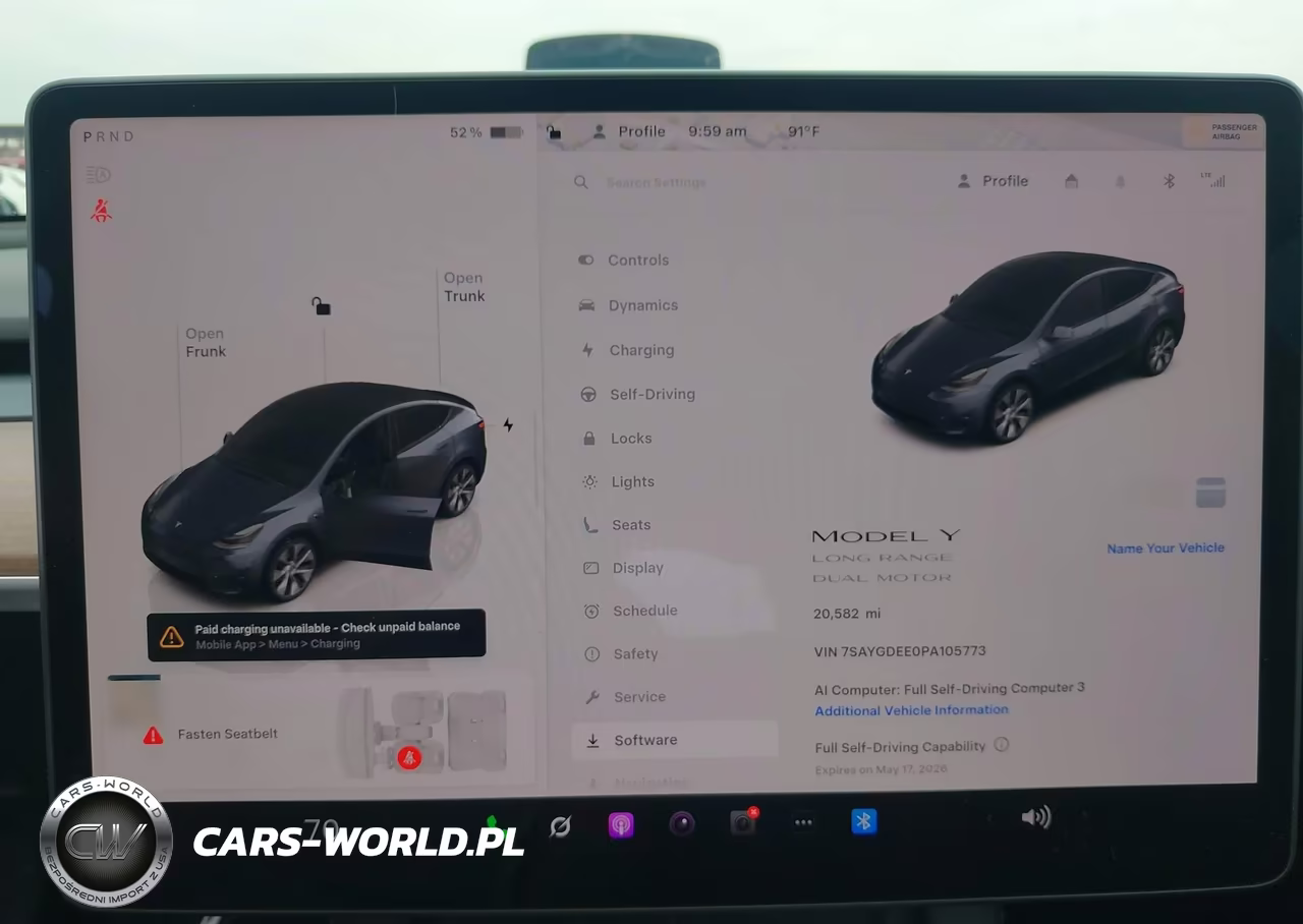 2023 Tesla Model Y Awd-Long Range Dual Motor All-Wheel Drive VIN:7SAYGDEE0PA105773 - 7