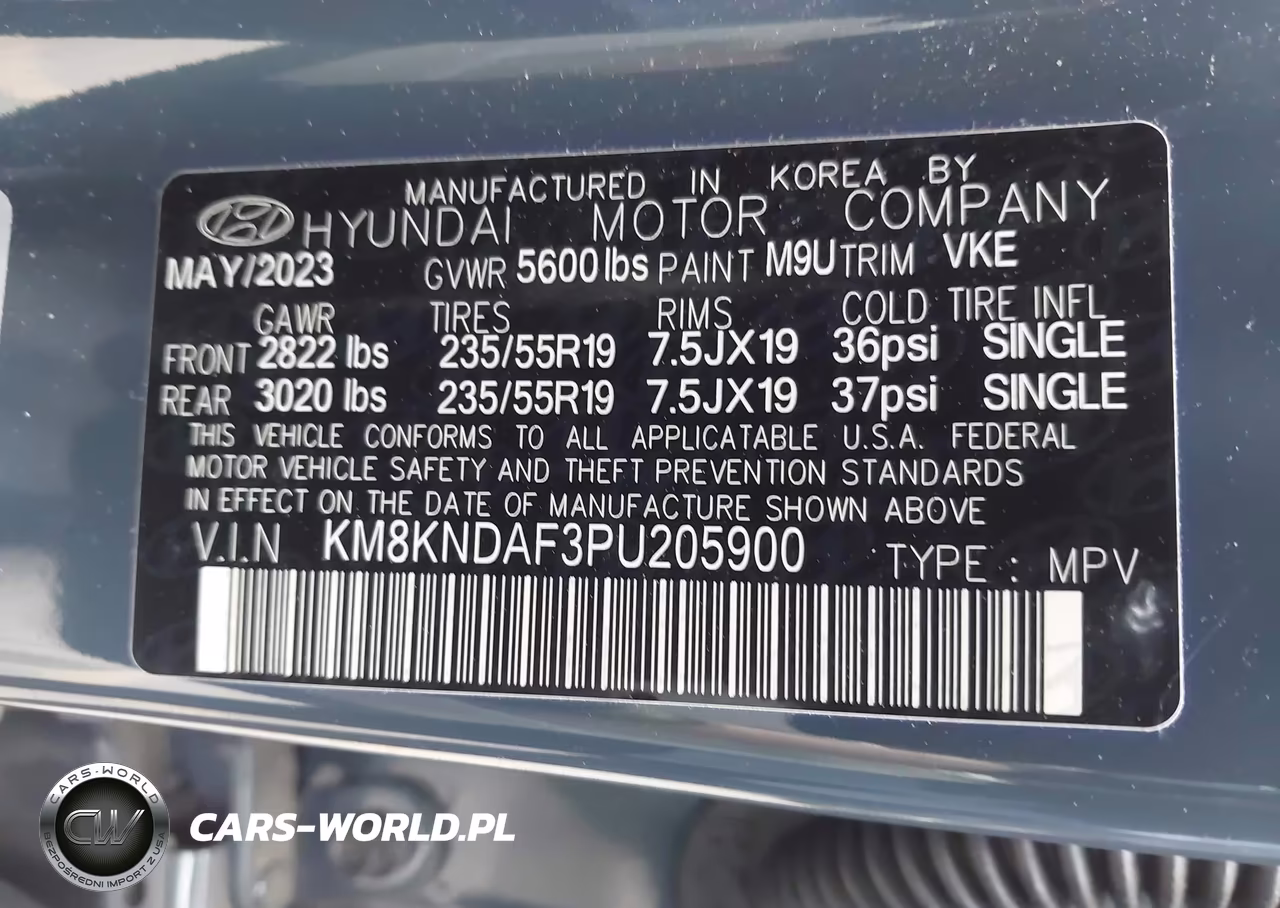2023 Hyundai Ioniq 5 Sel VIN:KM8KNDAF3PU205900 - 9