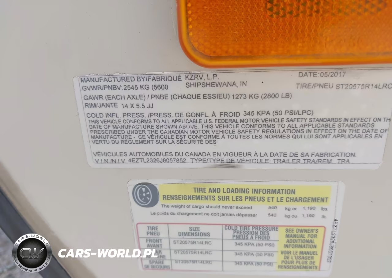 2018 Kz Other VIN:4EZTL2326J8057852 - 9