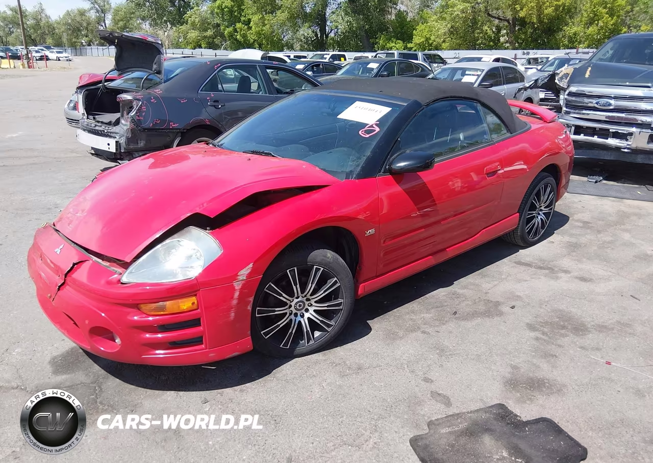 2003 Mitsubishi Eclipse Spyder Gt VIN:4A3AE55HX3E097391 - 2