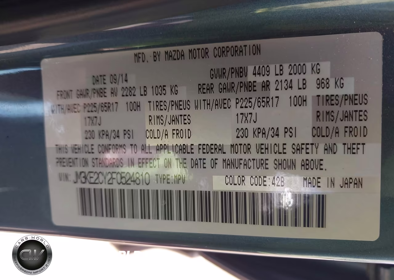 2015 Mazda Cx-5 Touring VIN:JM3KE2CY2F0524810 - 9