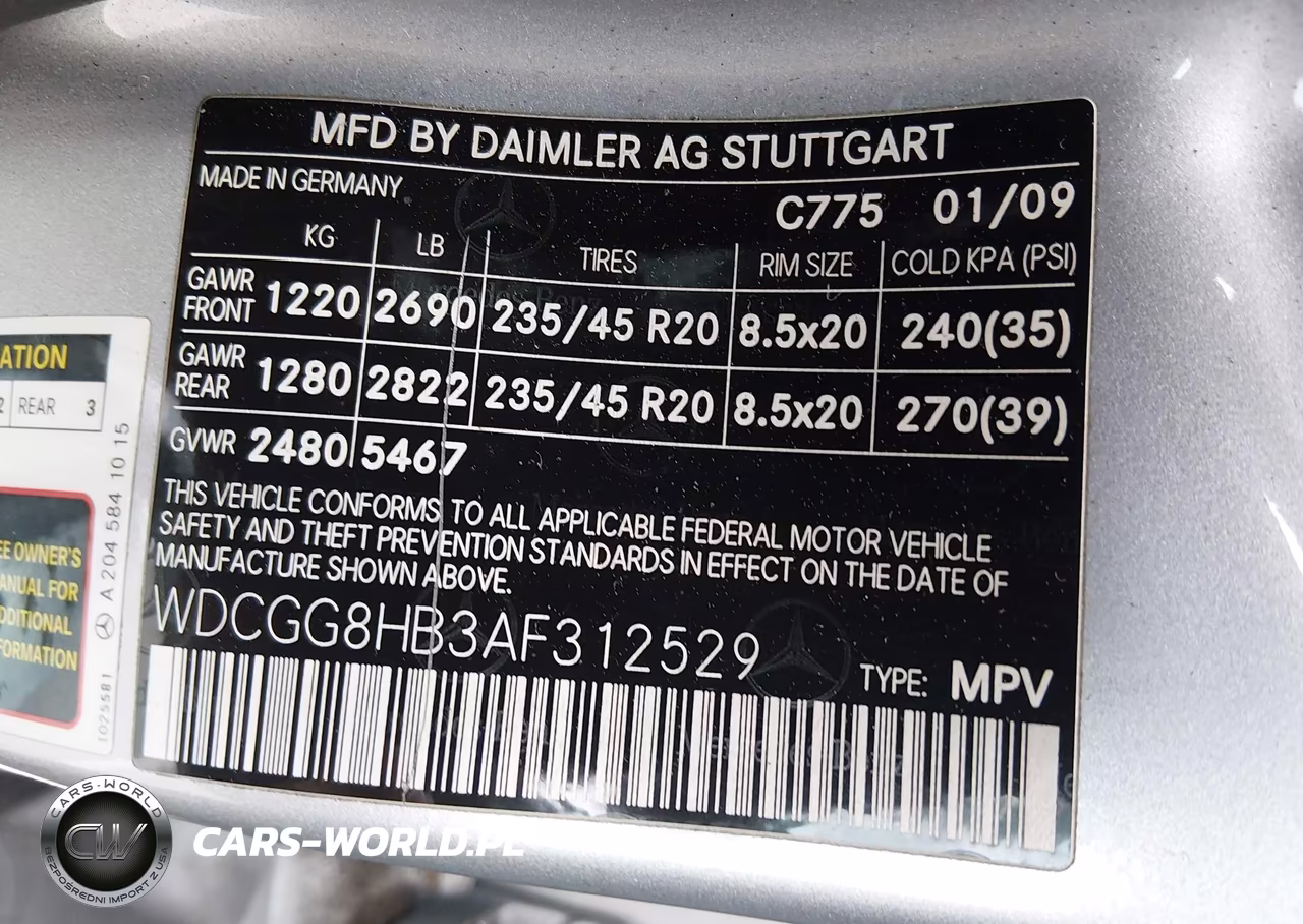 2010 Mercedes-Benz Glk 350 4Matic VIN:WDCGG8HB3AF312529 - 9