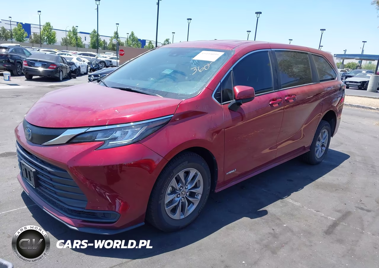 2021 Toyota Sienna Le VIN:5TDKRKEC0MS027781 - 2