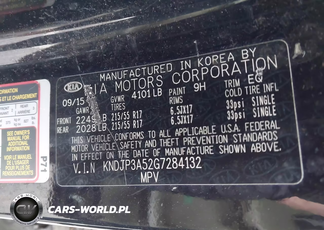 2016 Kia Soul + VIN:KNDJP3A52G7284132 - 9