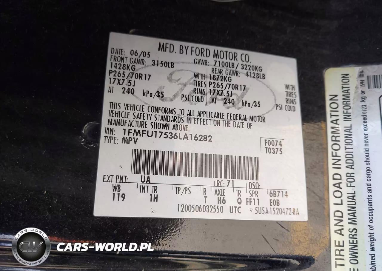 2006 Ford Expedition Eddie Bauer-King Ranch VIN:1FMFU17536LA16282 - 9