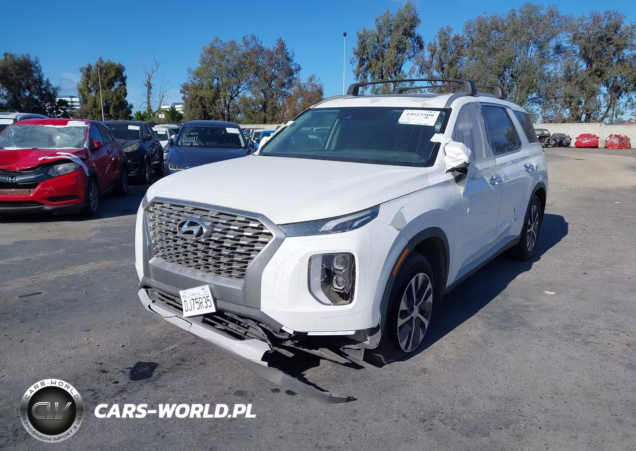 2021 Hyundai Palisade Sel VIN:KM8R24HE1MU334279 - 2