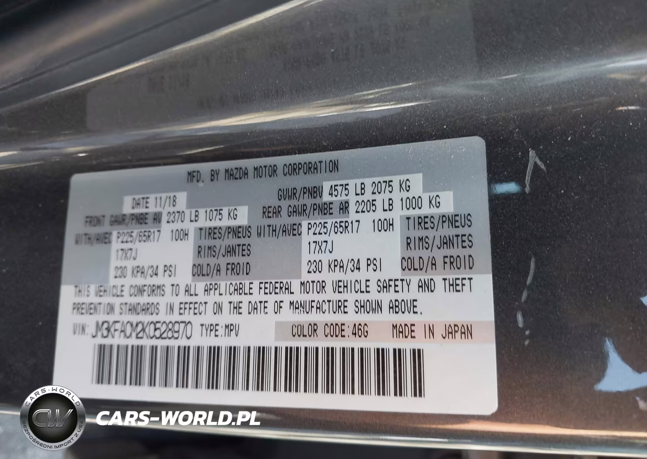 2019 Mazda Cx-5 Touring VIN:JM3KFACM2K0528970 - 9