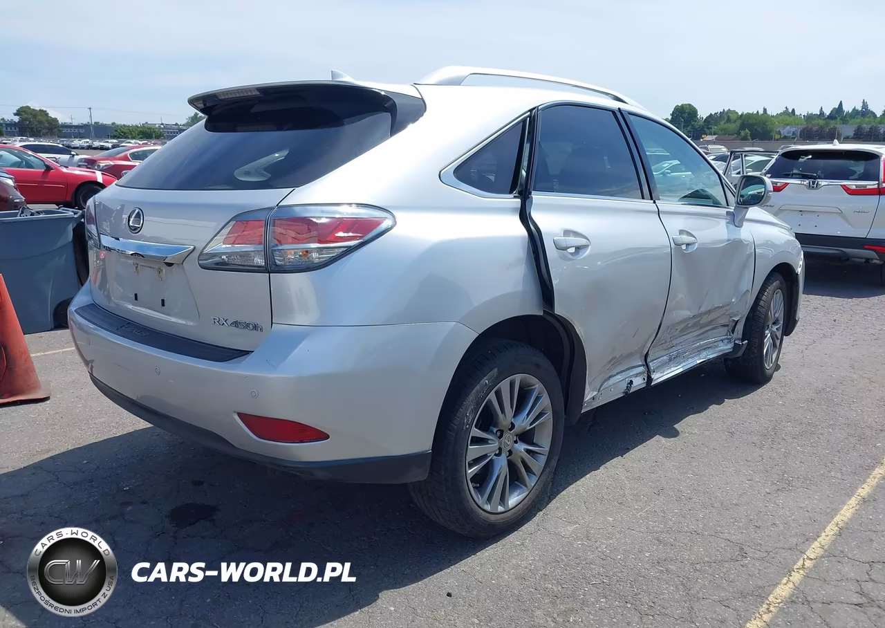 2014 Lexus Rx 450H VIN:JTJBC1BAXE2069184 - 4