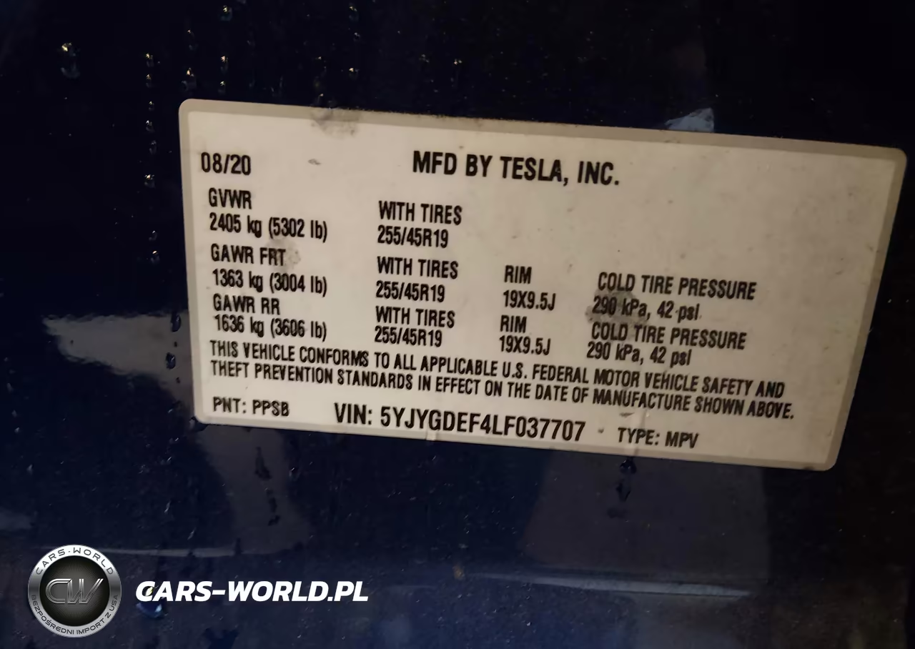 2020 Tesla Model Y Long Range Dual Motor All-Wheel Drive-Performance Dual Motor All-Wheel Drive VIN:5YJYGDEF4LF037707 - 9