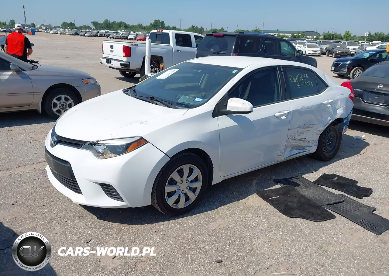 2016 Toyota Corolla Le VIN:5YFBURHE1GP408346 - 2