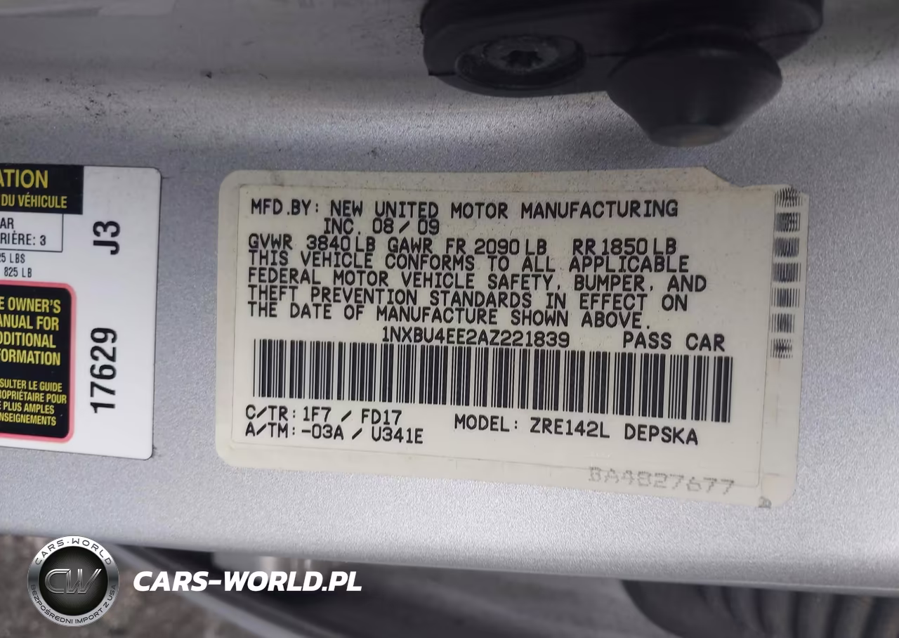 2010 Toyota Corolla S VIN:1NXBU4EE2AZ221839 - 9