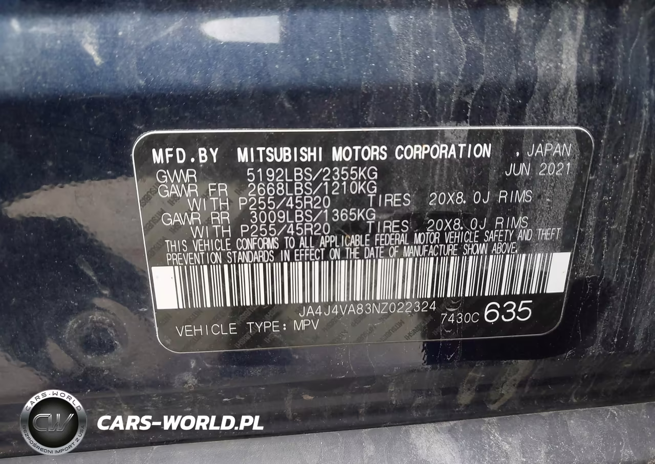 2022 Mitsubishi Outlander Sel 2.5 S-Awc-Sel Launch Edition S-Awc-Sel Special Edition S-Awc VIN:JA4J4VA83NZ022324 - 9