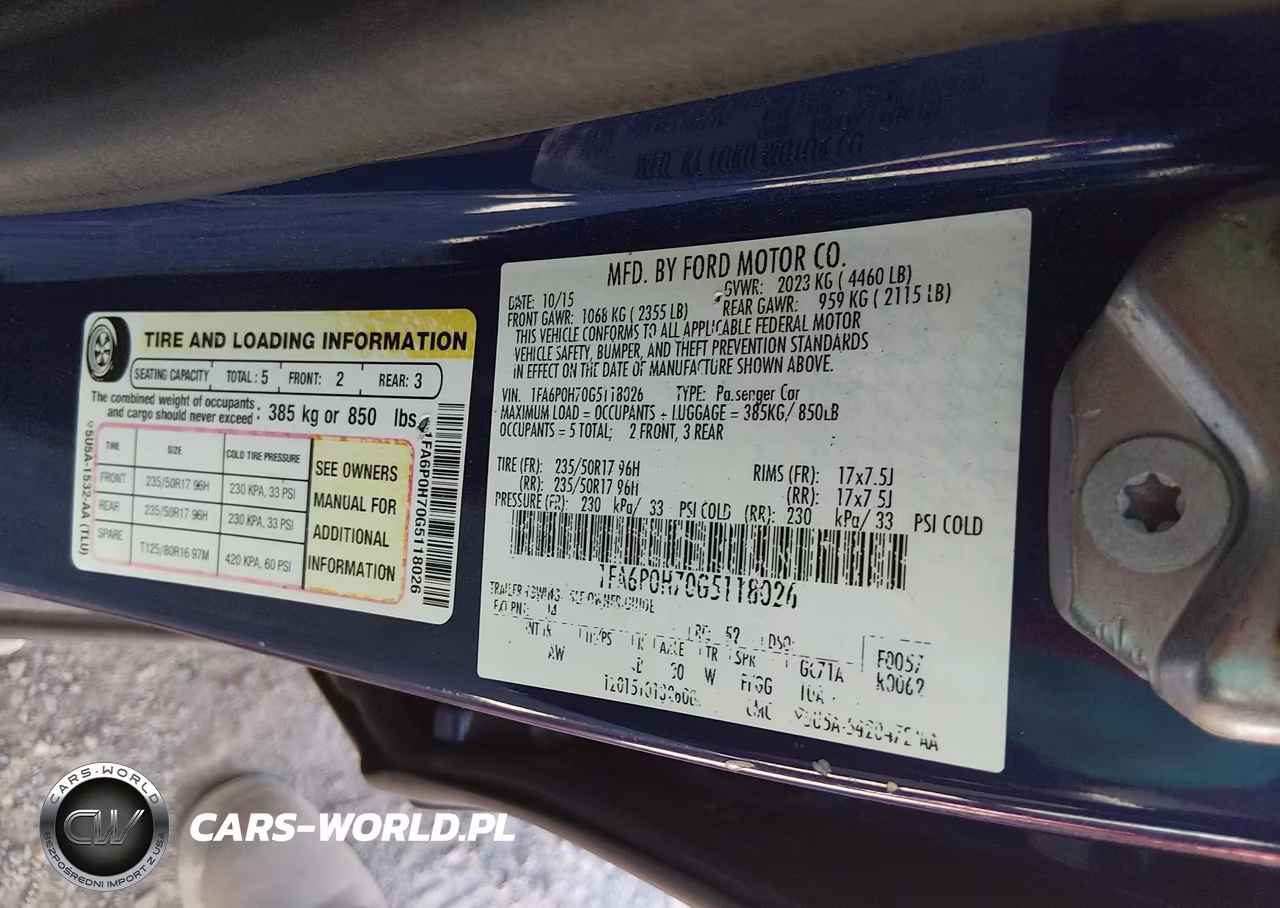 2016 Ford Fusion Se VIN:1FA6P0H70G5118026 - 9