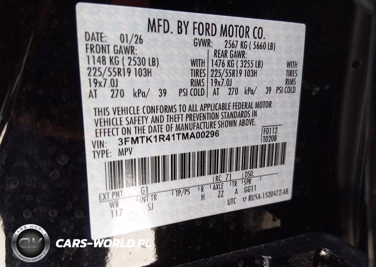 2026 Ford Mustang Mach-E Select VIN:3FMTK1R41TMA00296 - 9