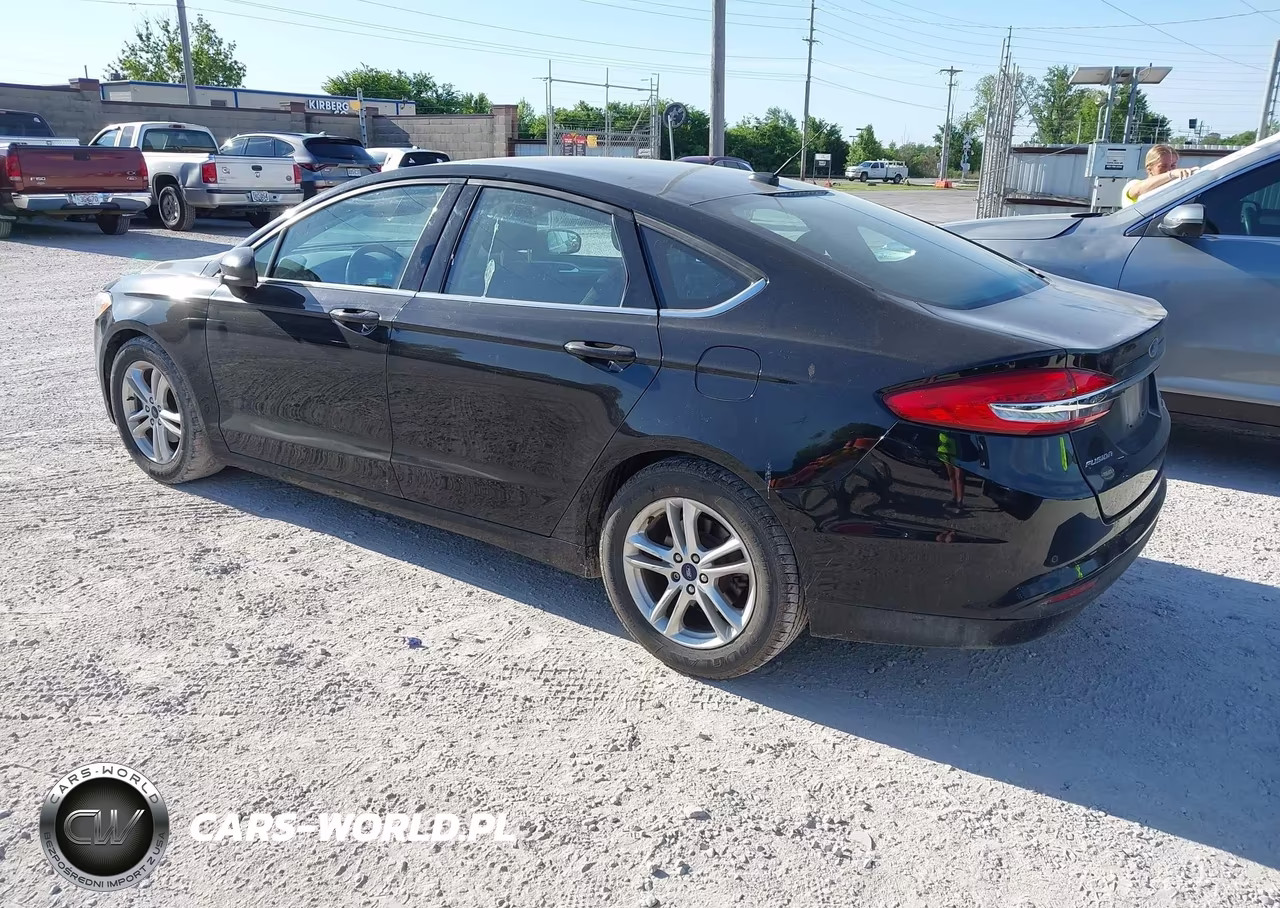 2018 Ford Fusion Se VIN:3FA6P0HD8JR150300 - 3
