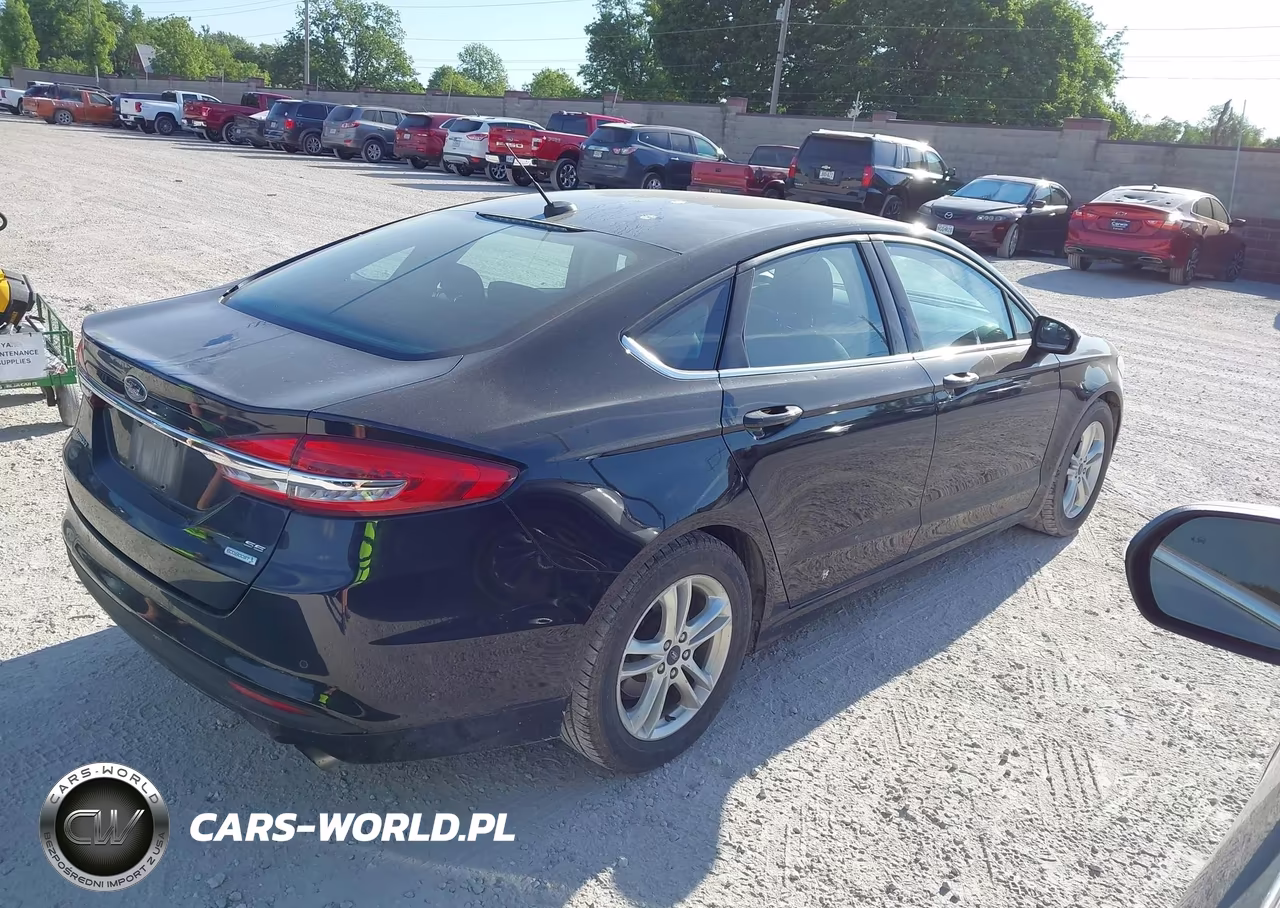 2018 Ford Fusion Se VIN:3FA6P0HD8JR150300 - 4