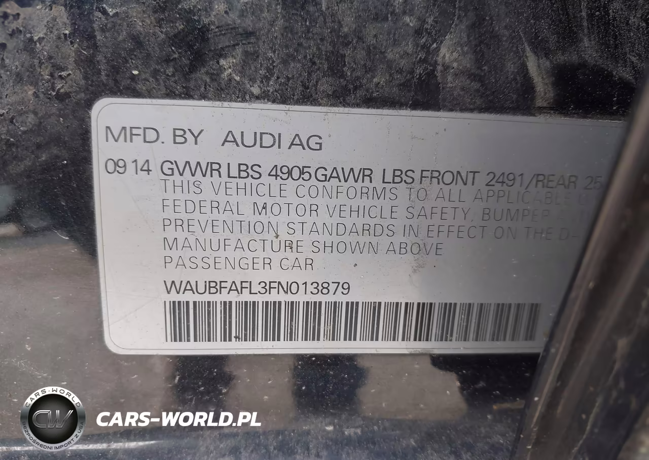 2015 Audi A4 2.0T Premium VIN:WAUBFAFL3FN013879 - 9