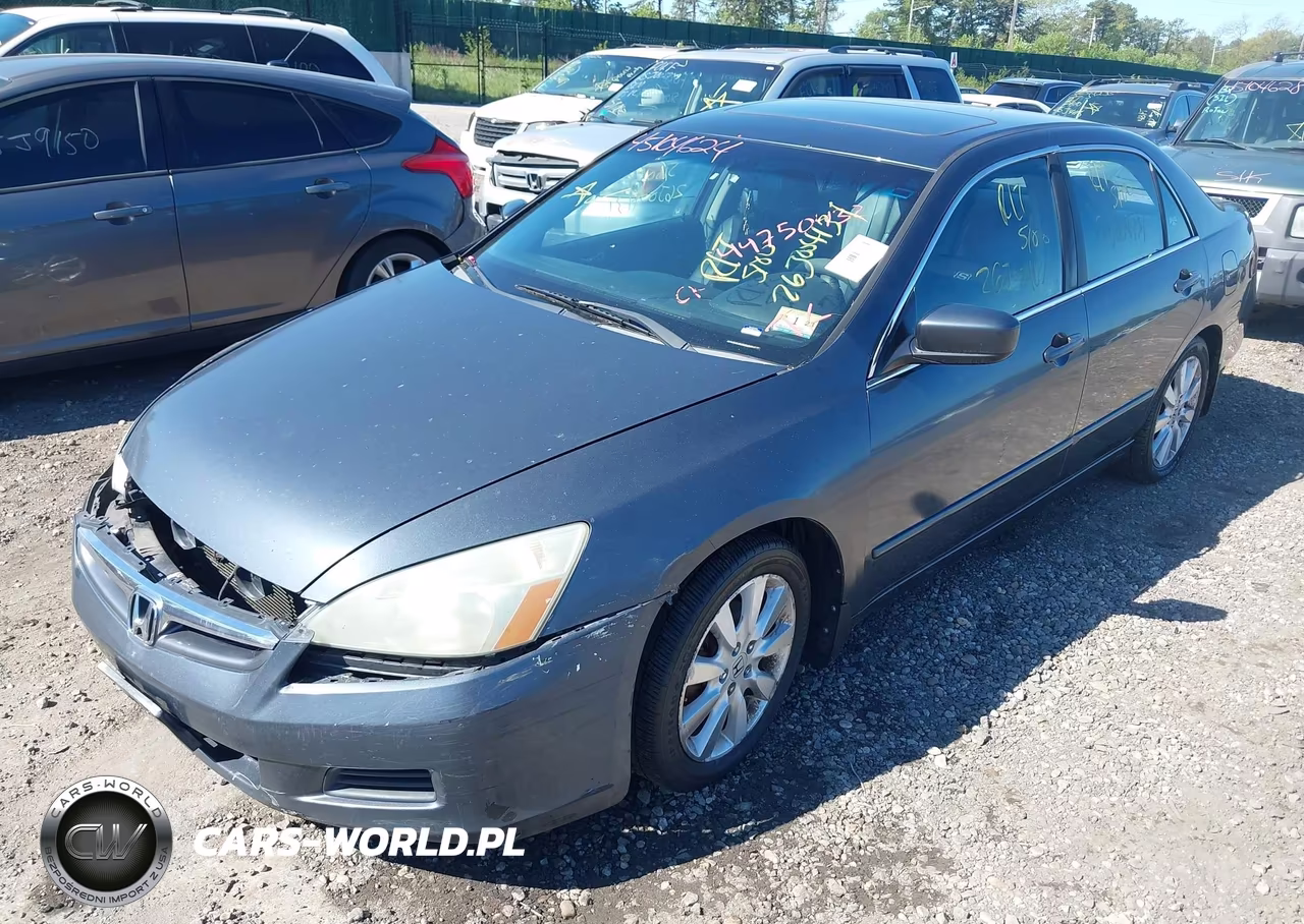 2007 Honda Accord 3.0 Ex VIN:1HGCM66587A080063 - 2