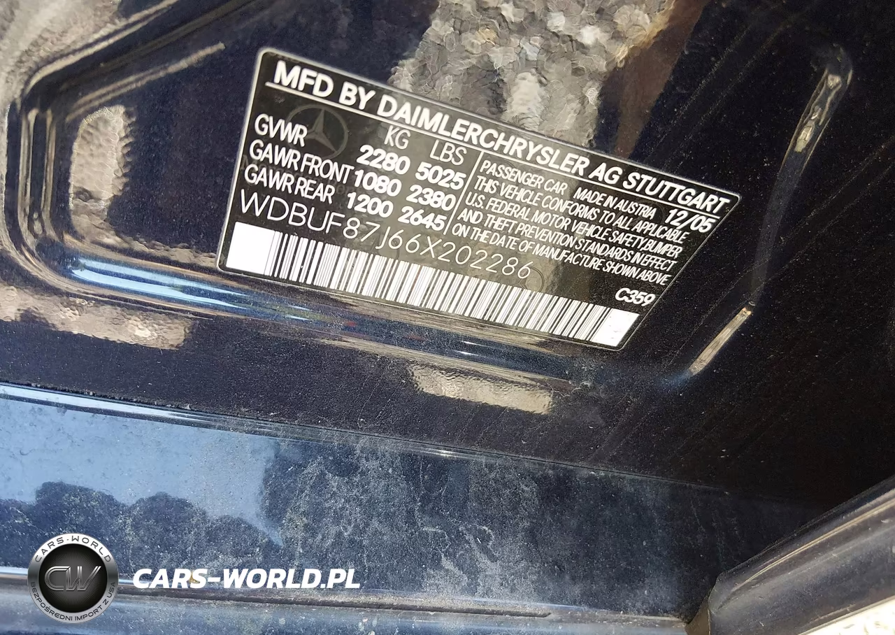 2006 Mercedes-Benz E 350 4Matic VIN:WDBUF87J66X202286 - 9