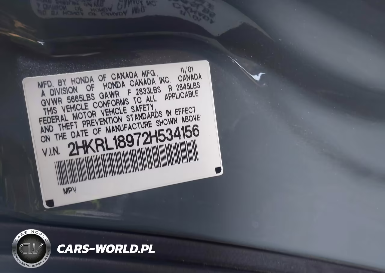 2002 Honda Odyssey Ex-L VIN:2HKRL18972H534156 - 9
