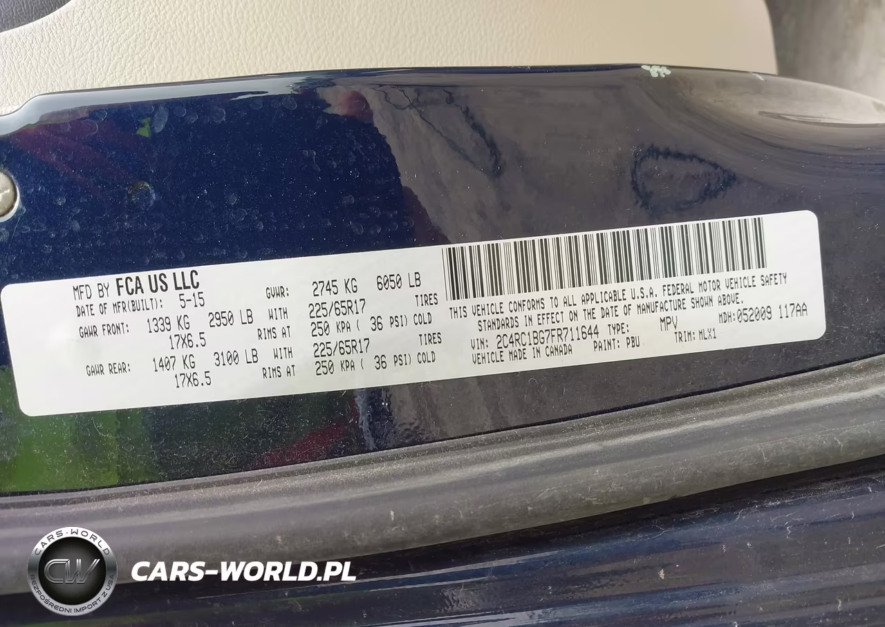 2015 Chrysler Town & Country Touring VIN:2C4RC1BG7FR711644 - 9