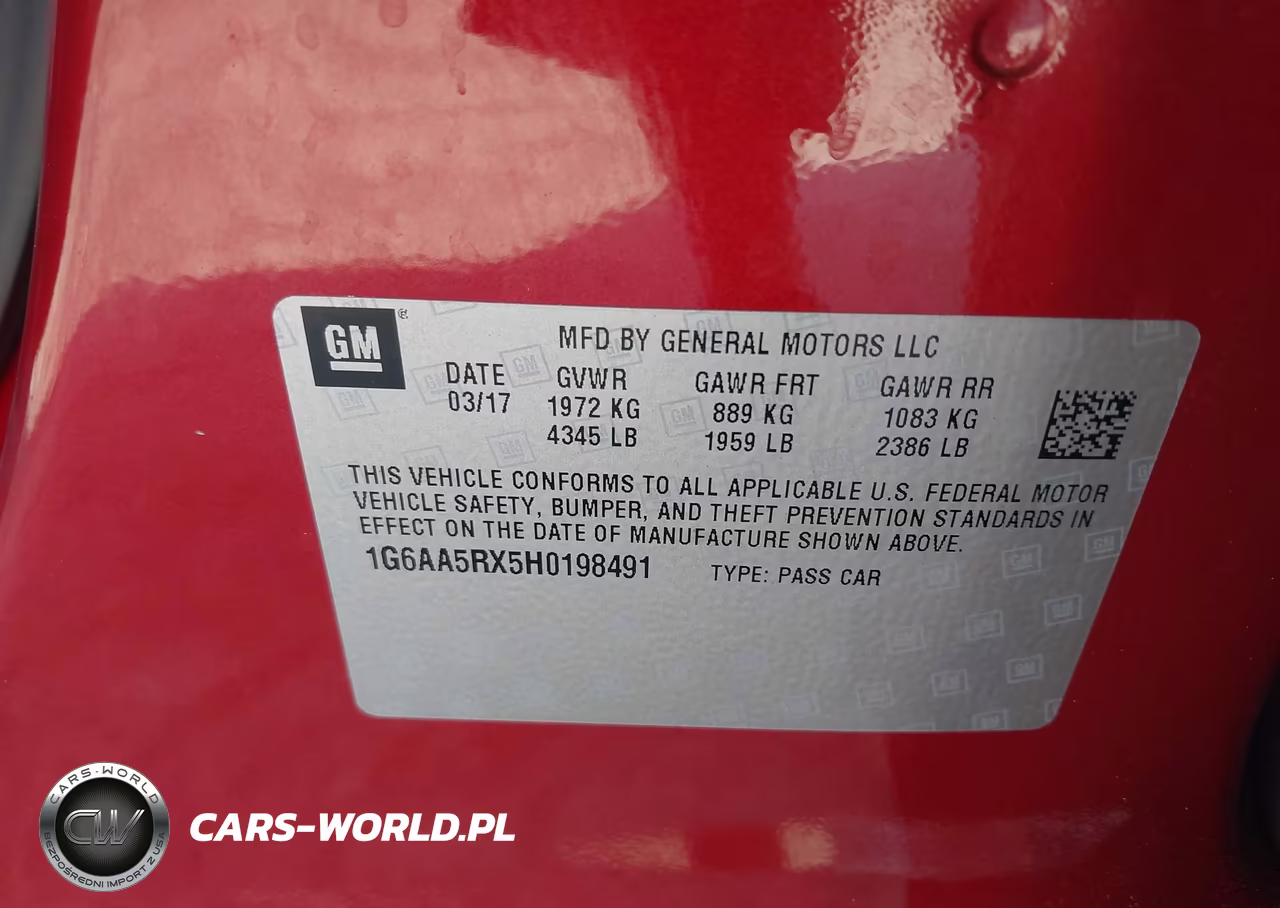 2017 Cadillac Ats Standard VIN:1G6AA5RX5H0198491 - 9