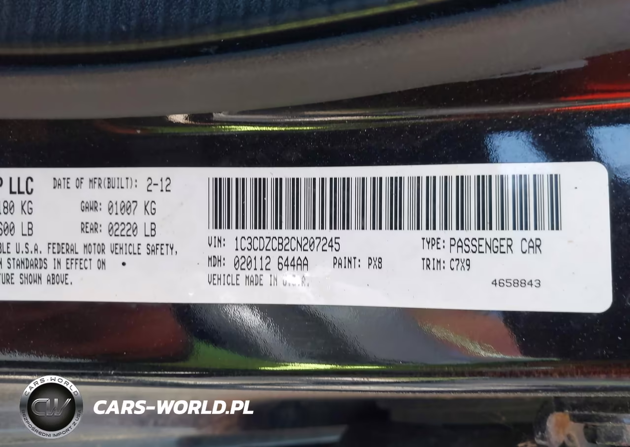 2012 Dodge Avenger Sxt VIN:1C3CDZCB2CN207245 - 9
