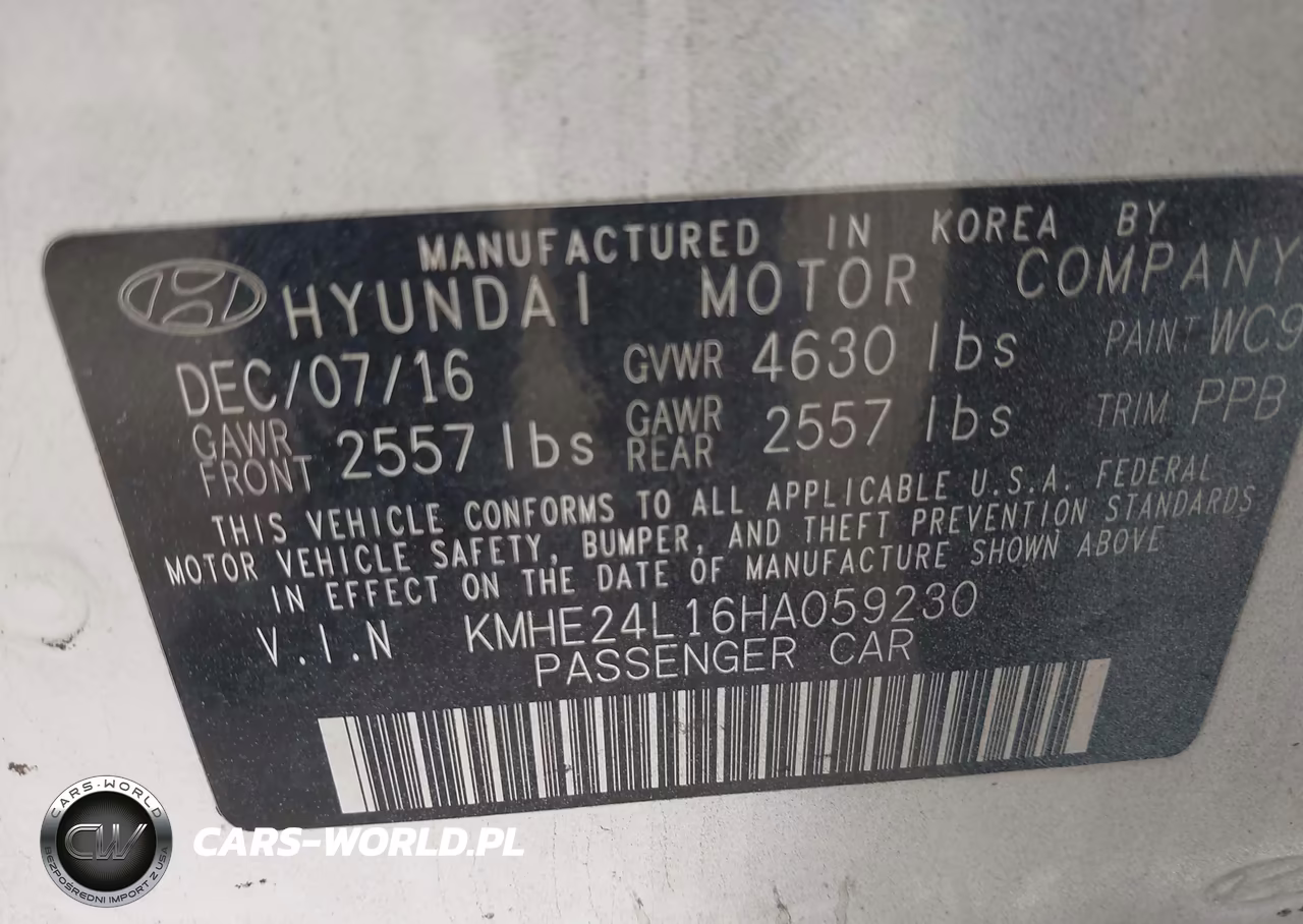 2017 Hyundai Sonata Hybrid Se VIN:KMHE24L16HA059230 - 9