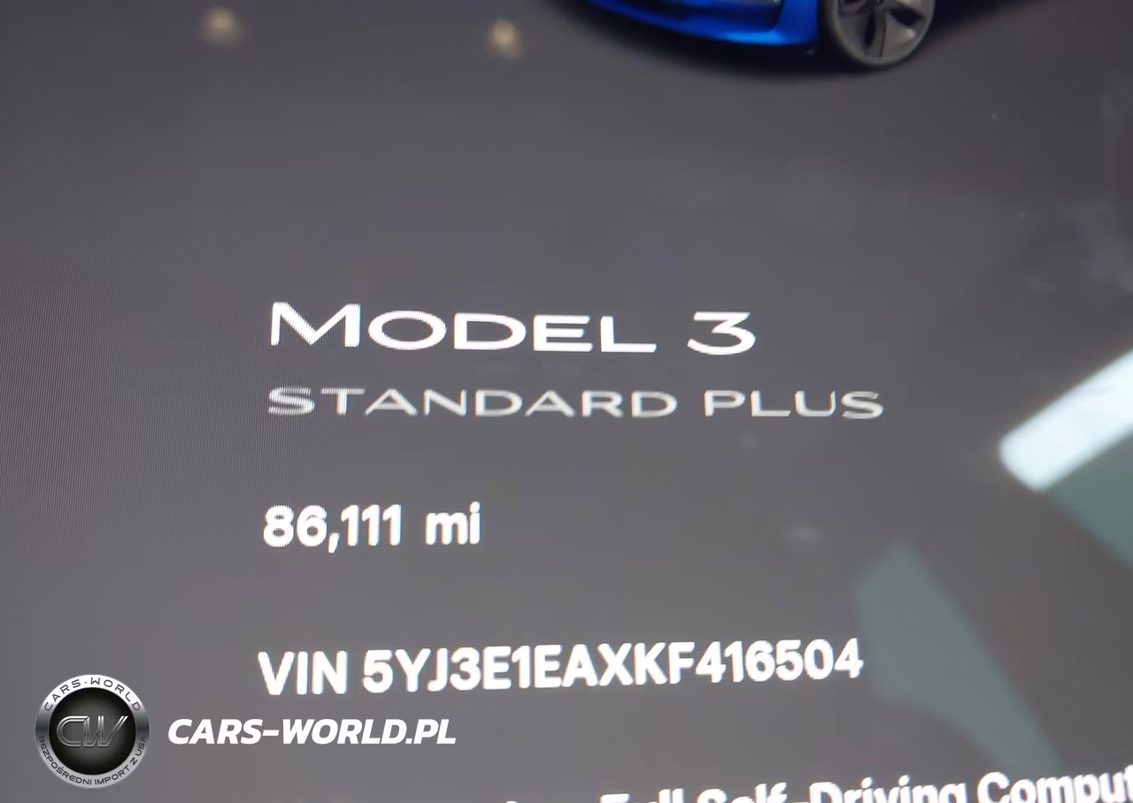 2019 Tesla Model 3 Long Range-Mid Range-Standard Range-Standard Range Plus VIN:5YJ3E1EAXKF416504 - 7