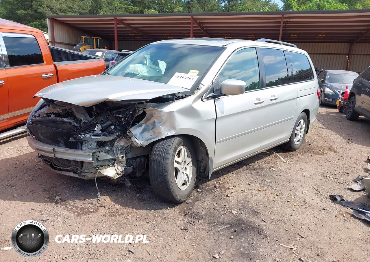 2005 Honda Odyssey Ex-L VIN:5FNRL38765B070645 - 2