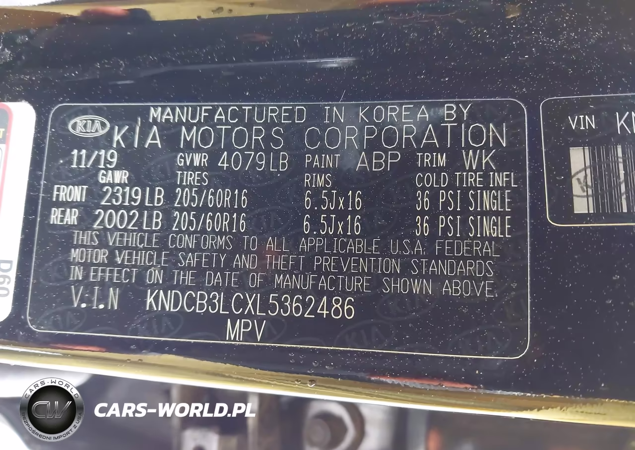 2020 Kia Niro Lx VIN:KNDCB3LCXL5362486 - 9