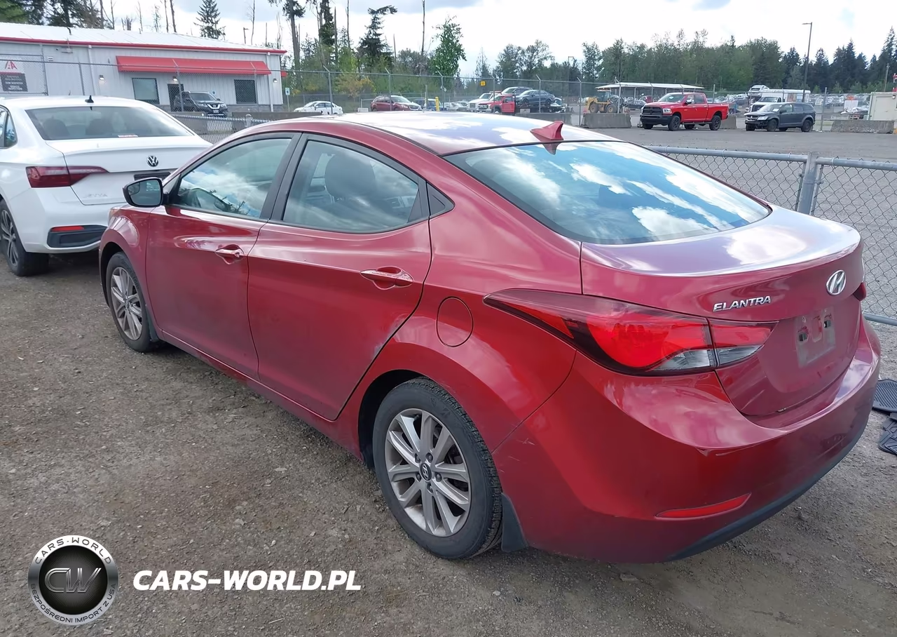2015 Hyundai Elantra Se VIN:5NPDH4AE9FH592814 - 3