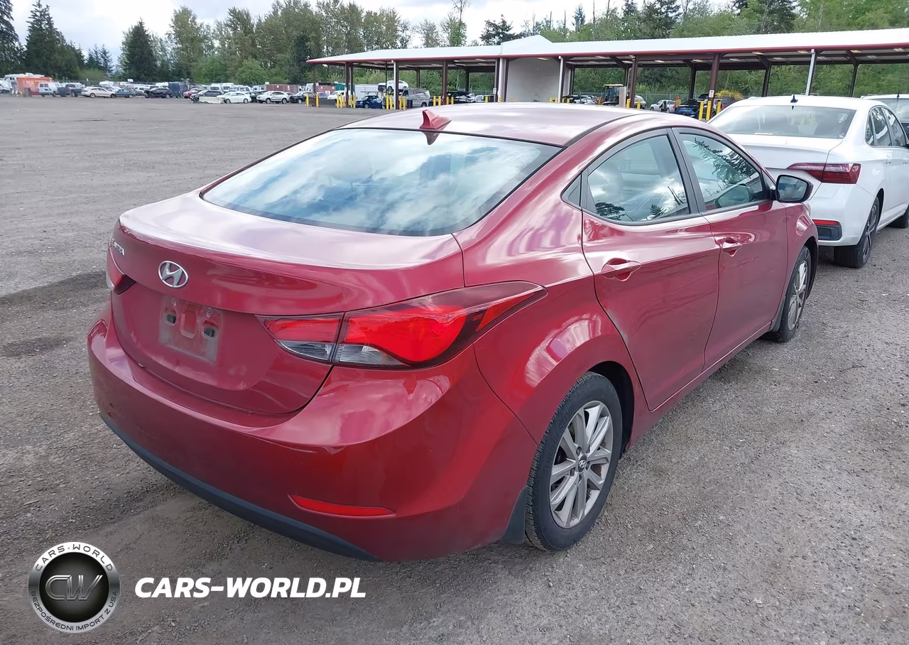 2015 Hyundai Elantra Se VIN:5NPDH4AE9FH592814 - 4
