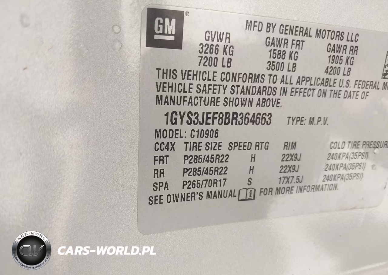 2011 Cadillac Escalade Esv Premium VIN:1GYS3JEF8BR364663 - 9