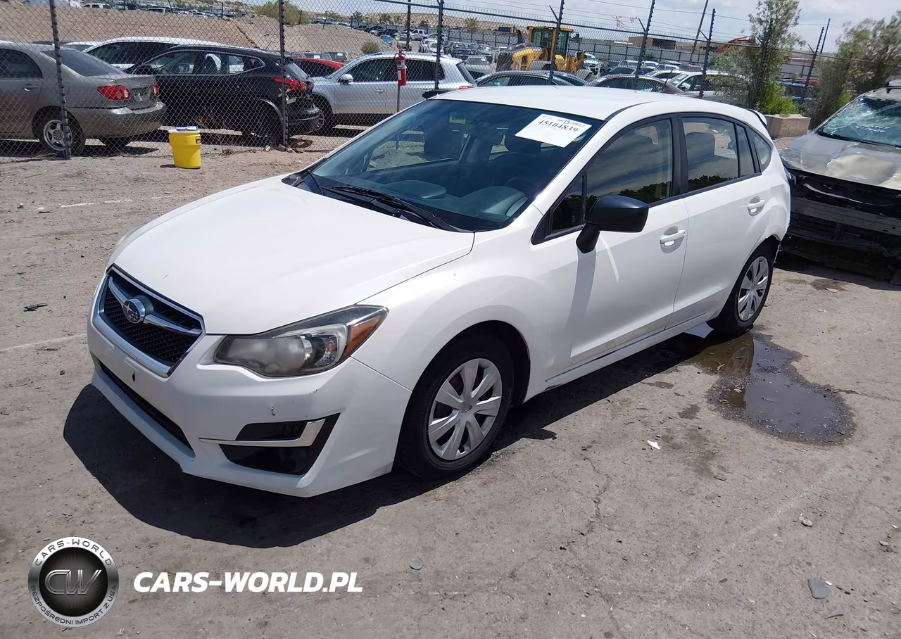2016 Subaru Impreza 2.0I VIN:JF1GPAA68G9349602 - 2