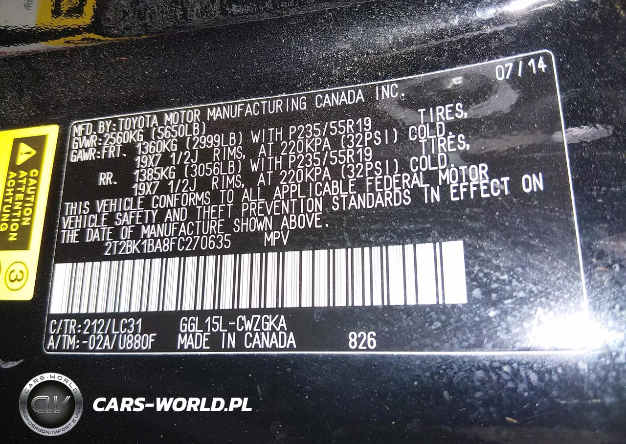 2015 Lexus Rx 350 F Sport VIN:2T2BK1BA8FC270635 - 9