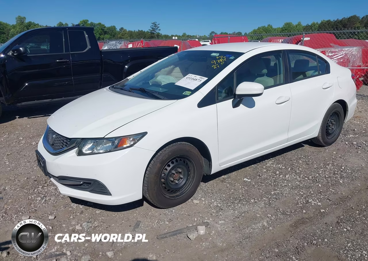 2014 Honda Civic Lx VIN:19XFB2F51EE249781 - 2
