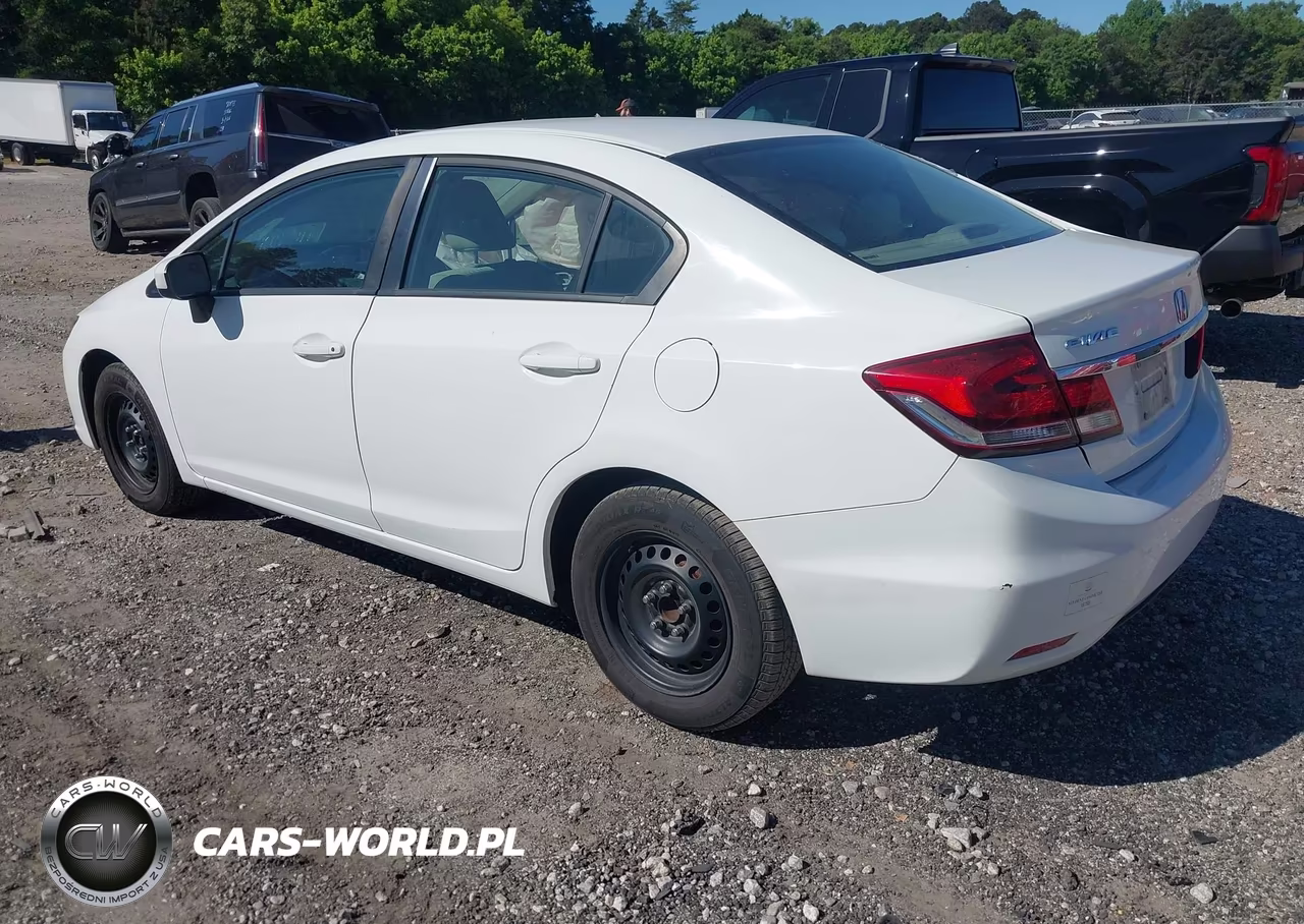 2014 Honda Civic Lx VIN:19XFB2F51EE249781 - 3